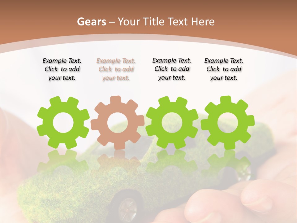 Car Background Eco PowerPoint Template