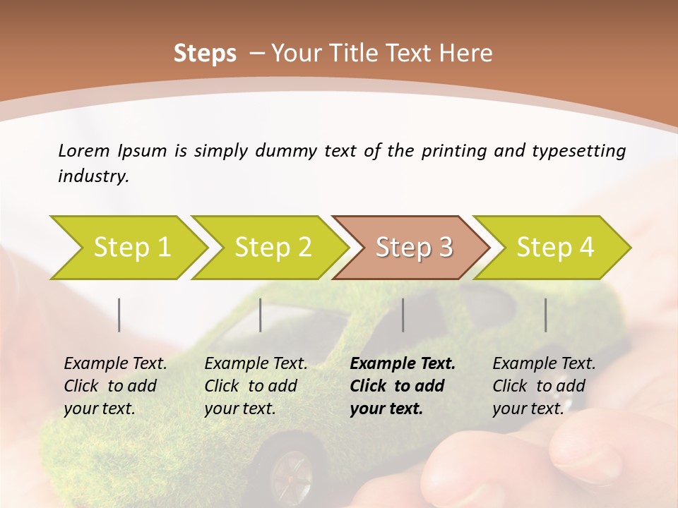 Car Background Eco PowerPoint Template