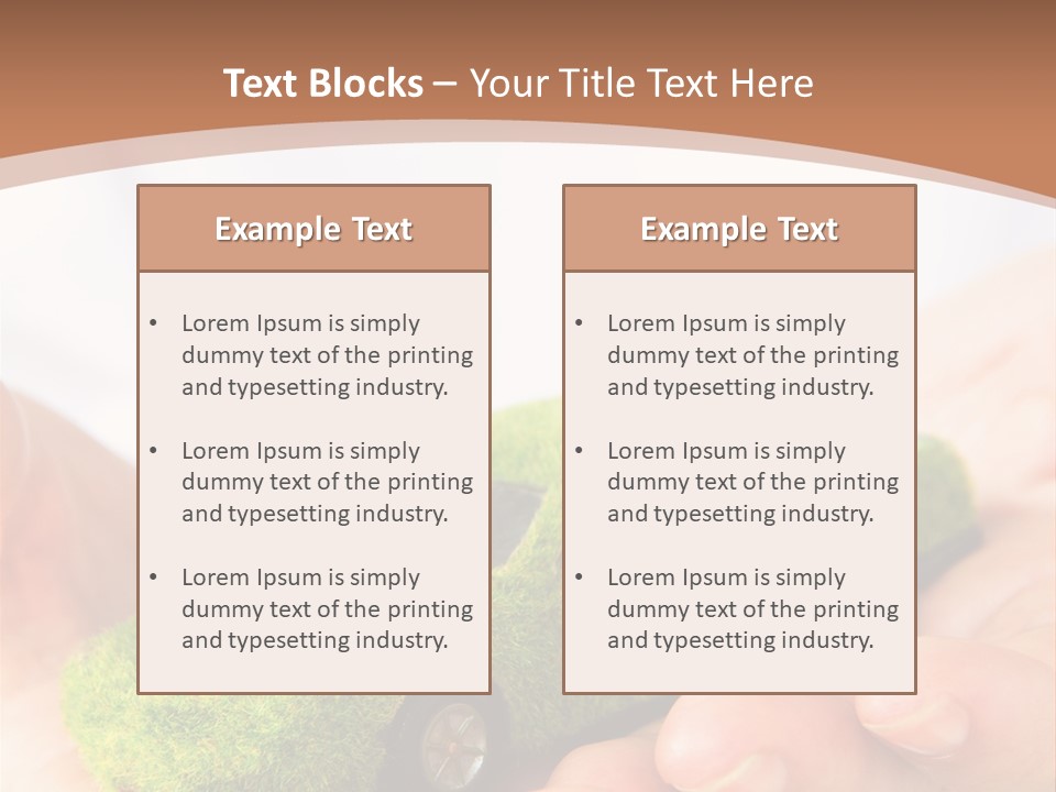Car Background Eco PowerPoint Template