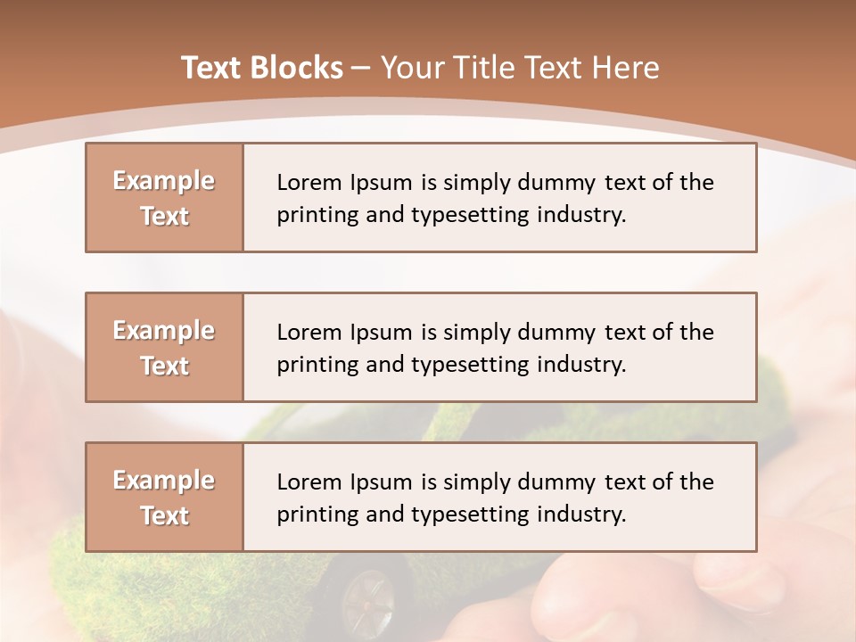 Car Background Eco PowerPoint Template
