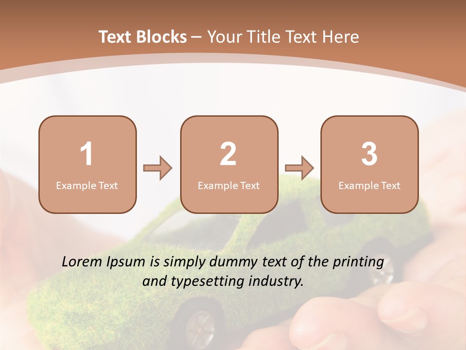 Car Background Eco PowerPoint Template