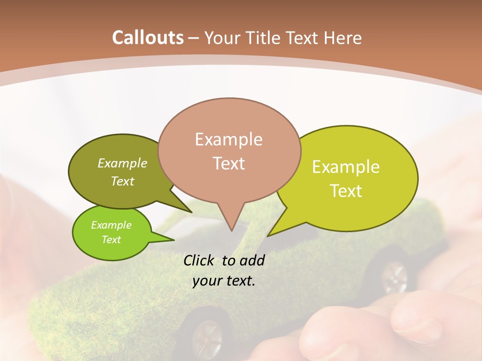 Car Background Eco PowerPoint Template