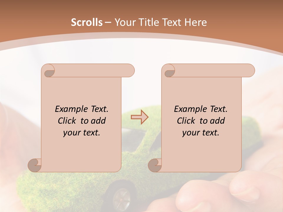 Car Background Eco PowerPoint Template