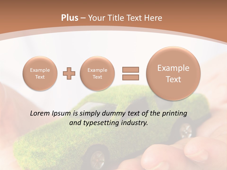 Car Background Eco PowerPoint Template
