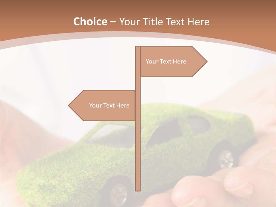Car Background Eco PowerPoint Template