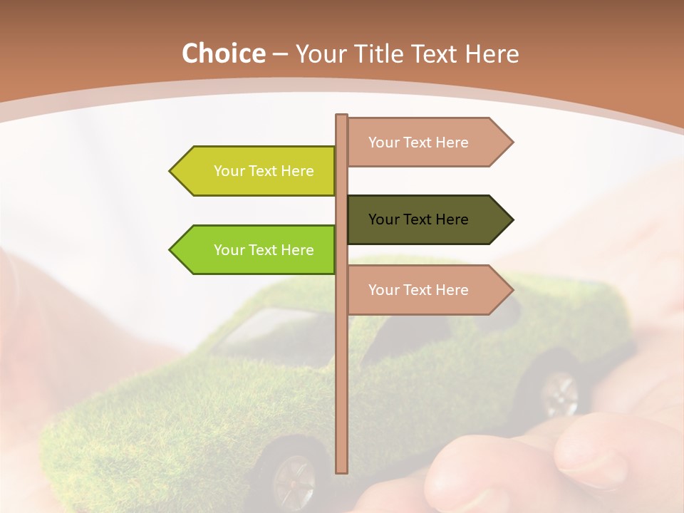 Car Background Eco PowerPoint Template