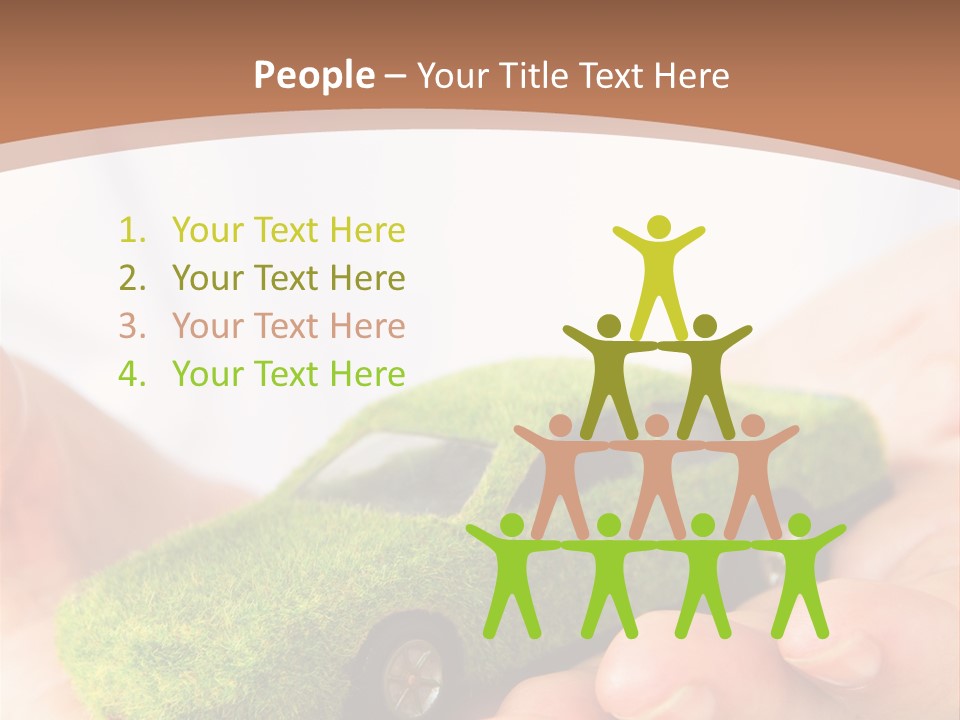 Car Background Eco PowerPoint Template