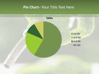 Green Hand Diesel PowerPoint Template