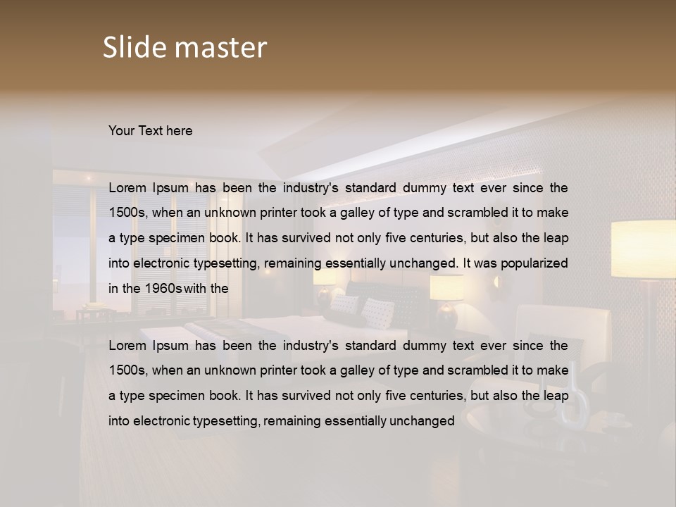 Care Shower Armchair PowerPoint Template