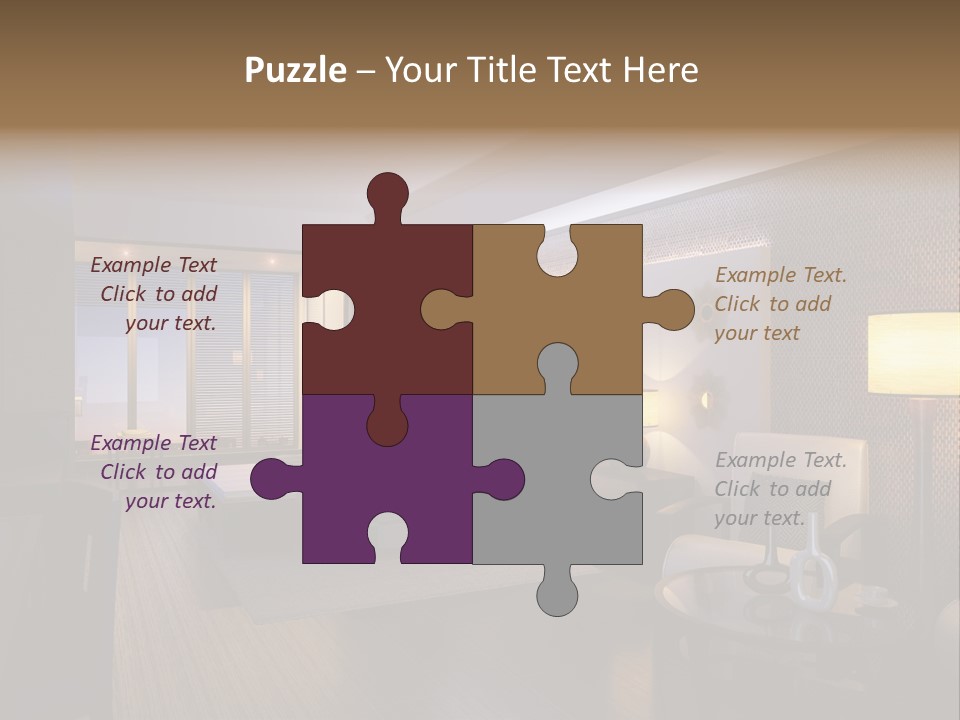 Care Shower Armchair PowerPoint Template