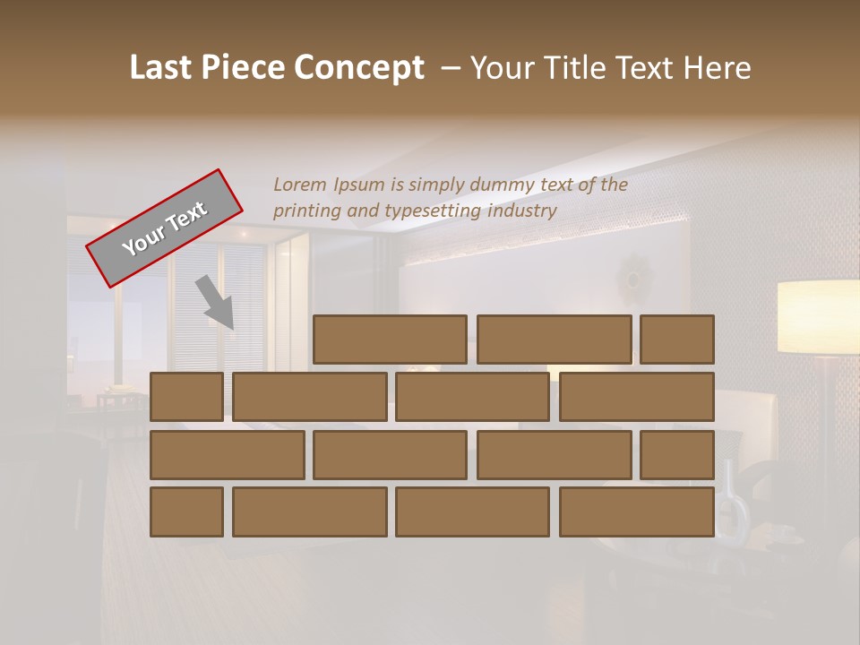 Care Shower Armchair PowerPoint Template