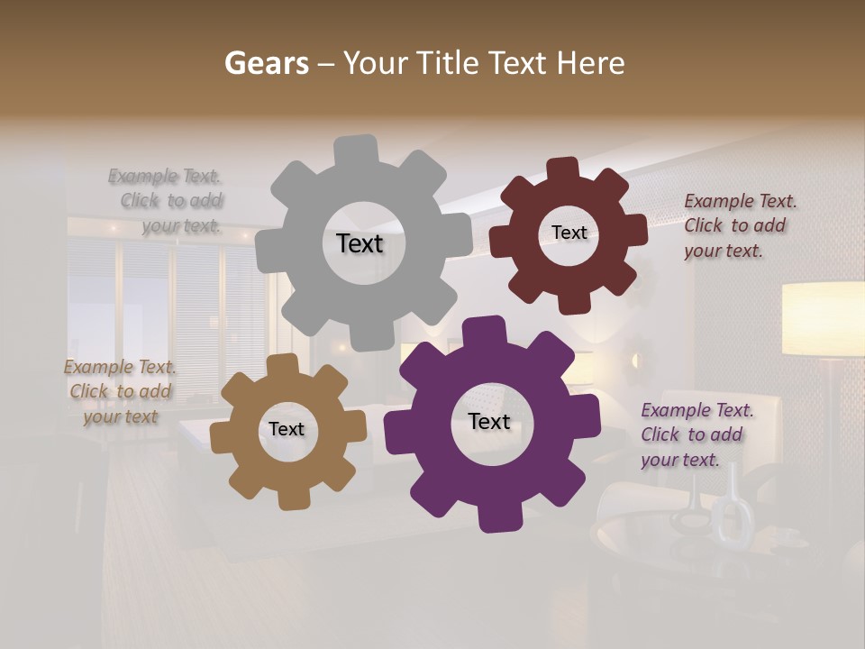 Care Shower Armchair PowerPoint Template