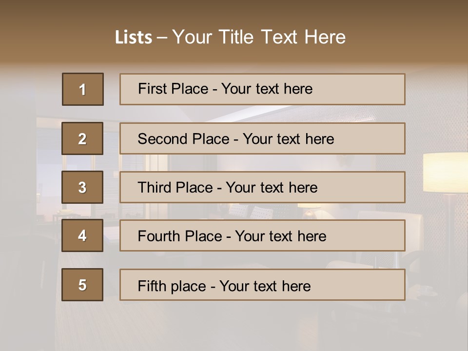 Care Shower Armchair PowerPoint Template