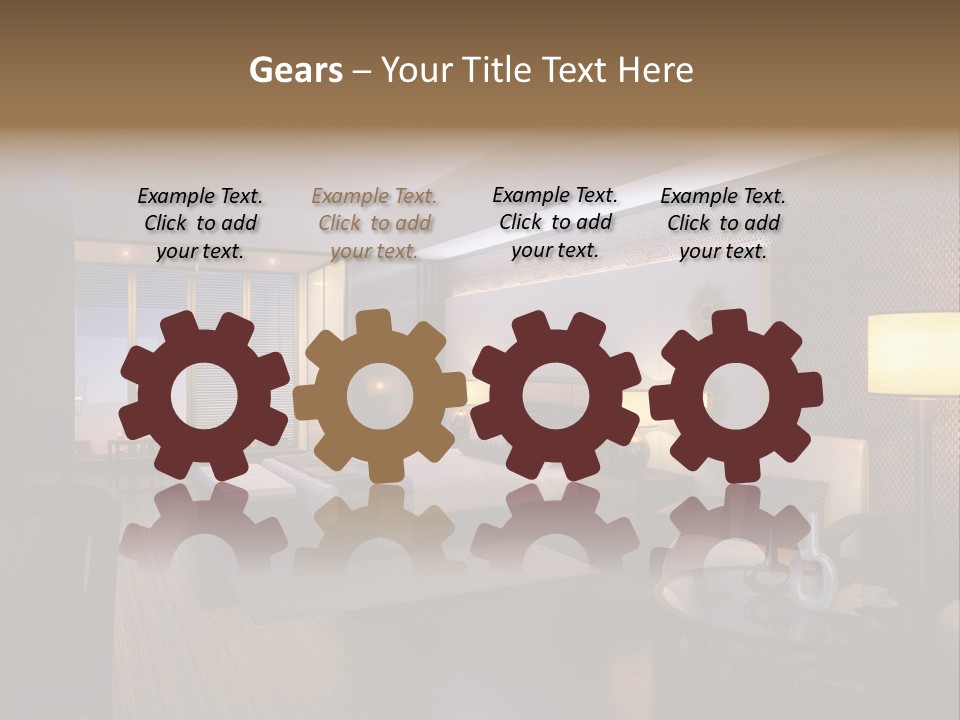 Care Shower Armchair PowerPoint Template