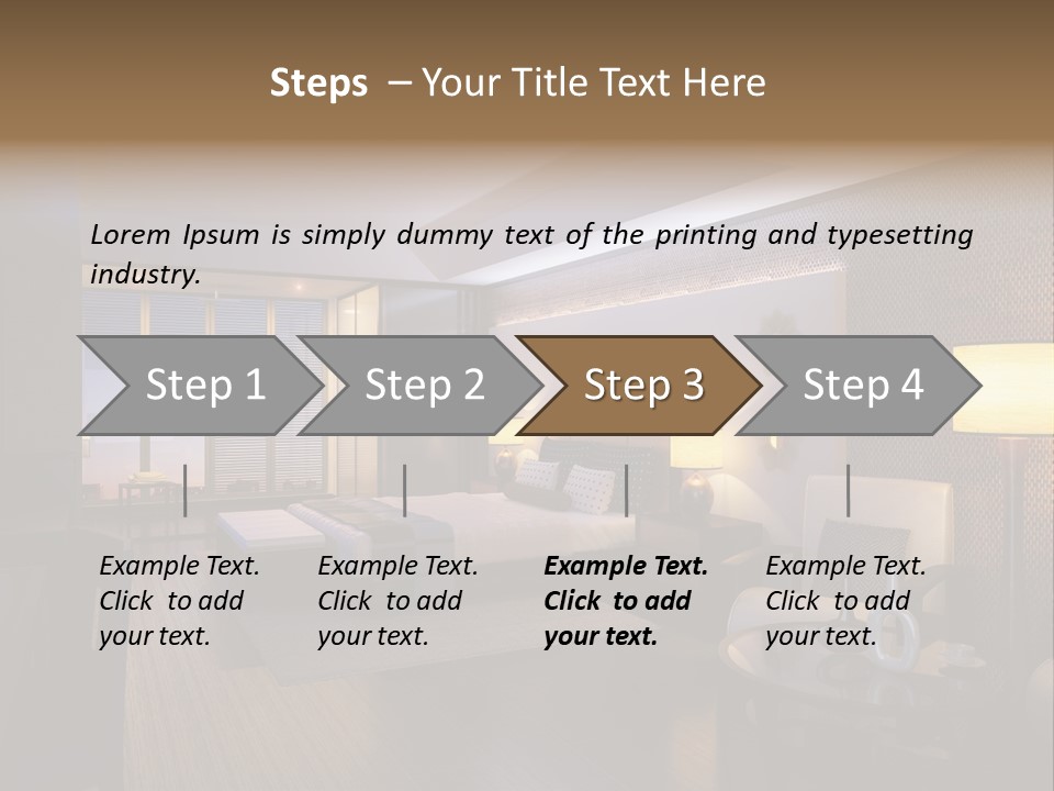Care Shower Armchair PowerPoint Template
