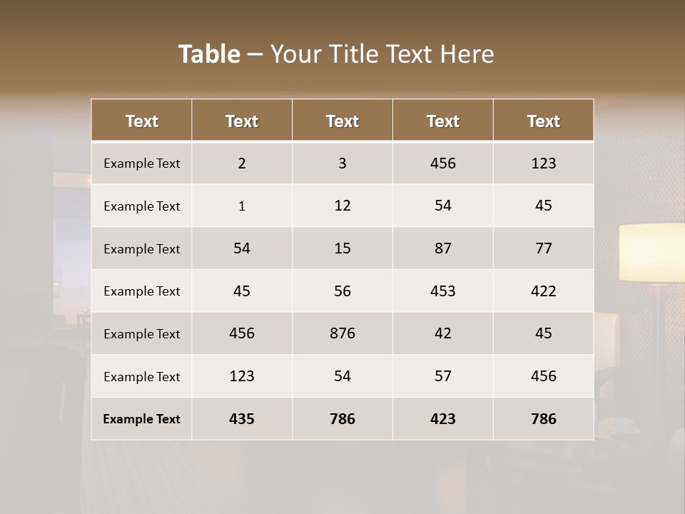 Care Shower Armchair PowerPoint Template