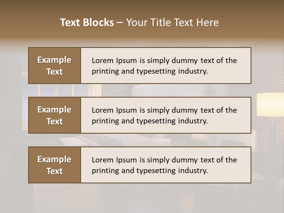 Care Shower Armchair PowerPoint Template