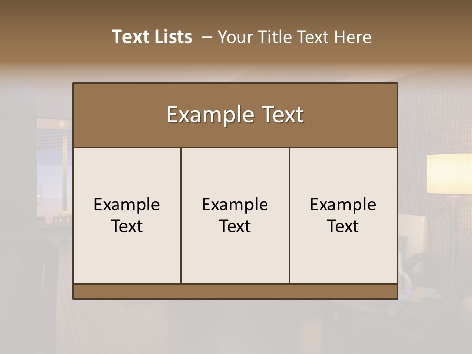 Care Shower Armchair PowerPoint Template