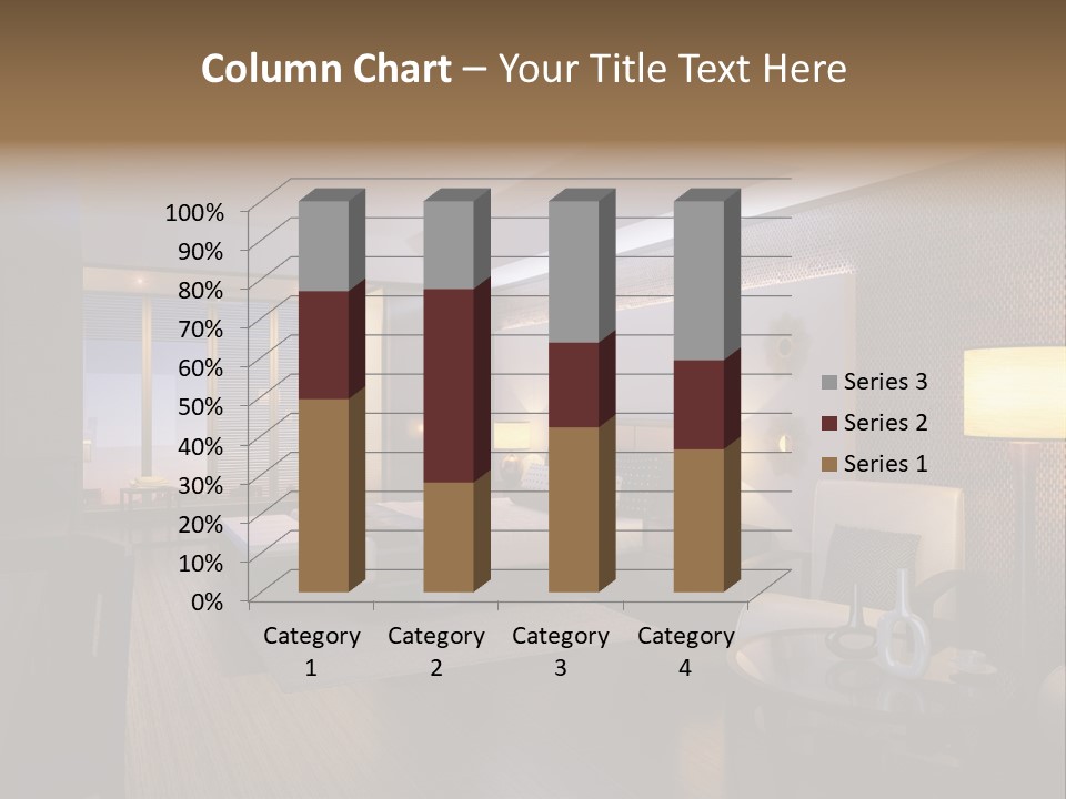 Care Shower Armchair PowerPoint Template