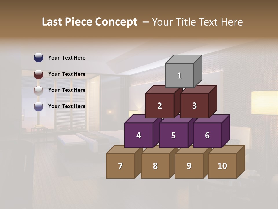 Care Shower Armchair PowerPoint Template