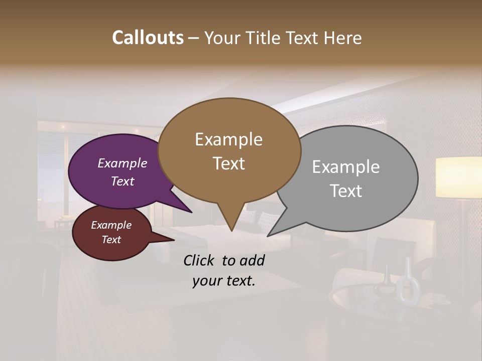 Care Shower Armchair PowerPoint Template