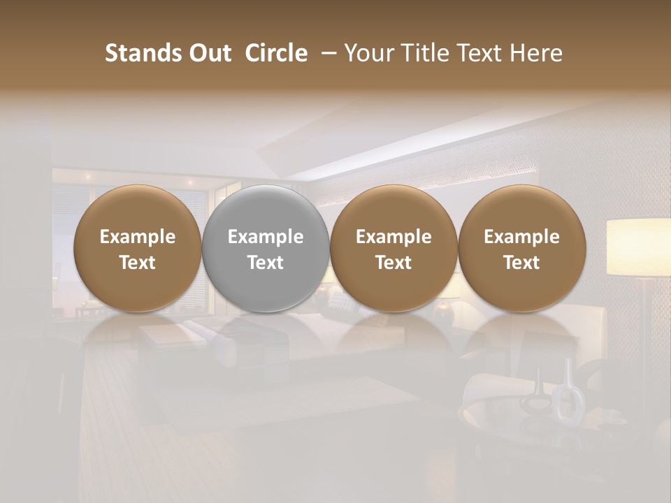 Care Shower Armchair PowerPoint Template