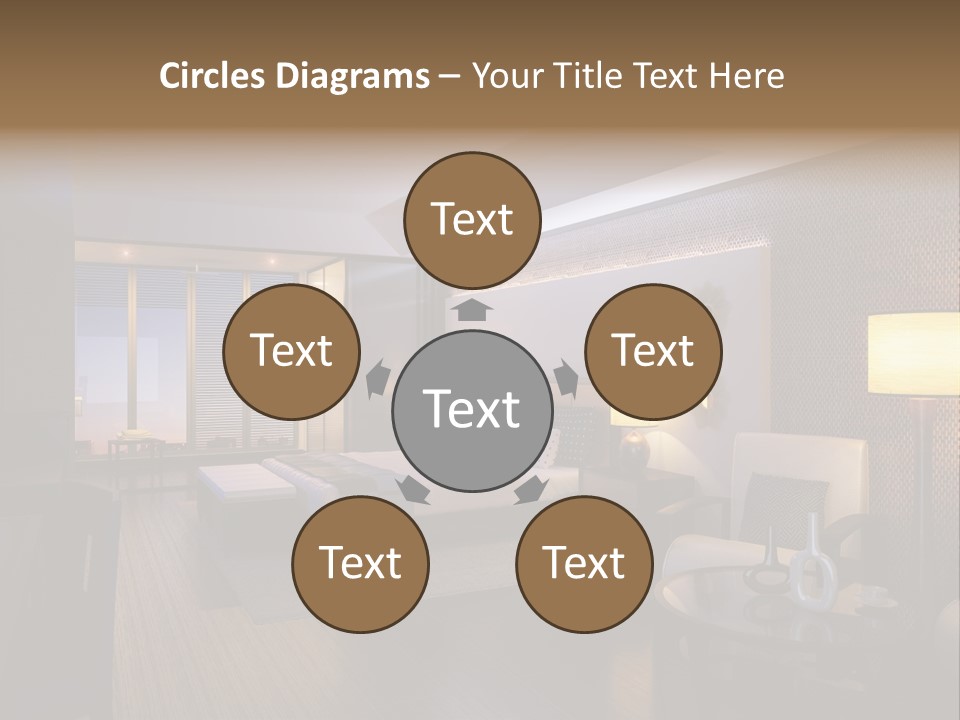 Care Shower Armchair PowerPoint Template