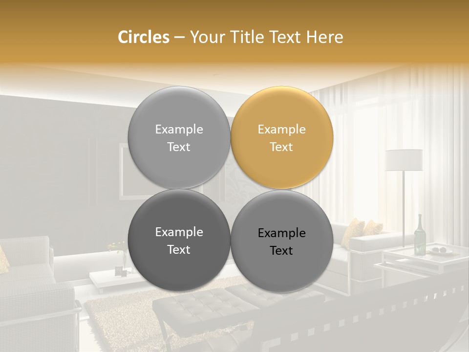 Fashion Rug Marble PowerPoint Template