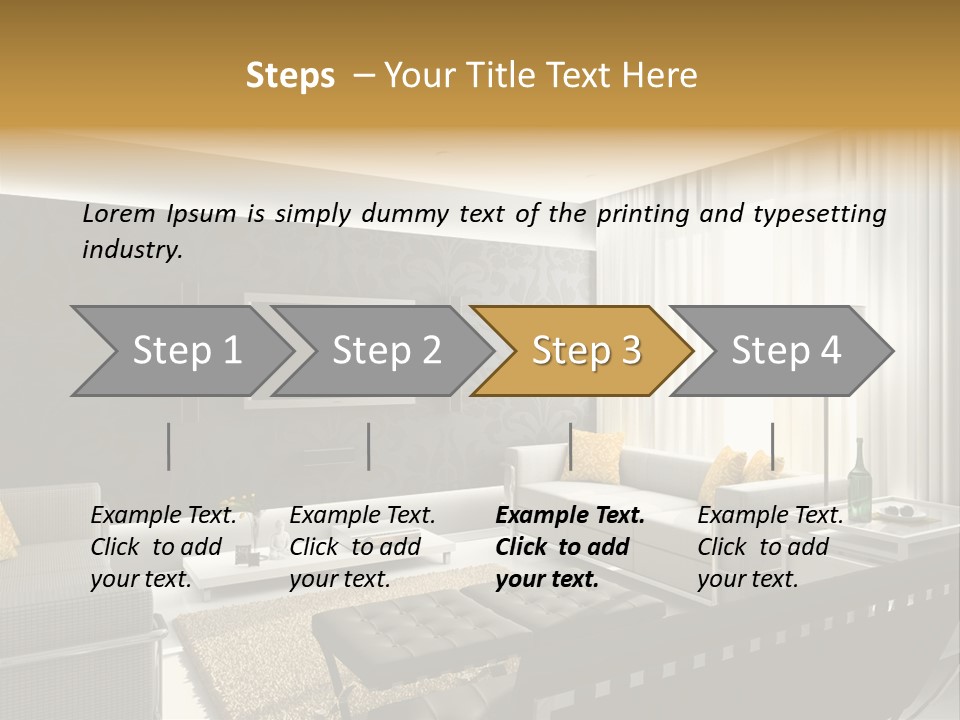 Fashion Rug Marble PowerPoint Template