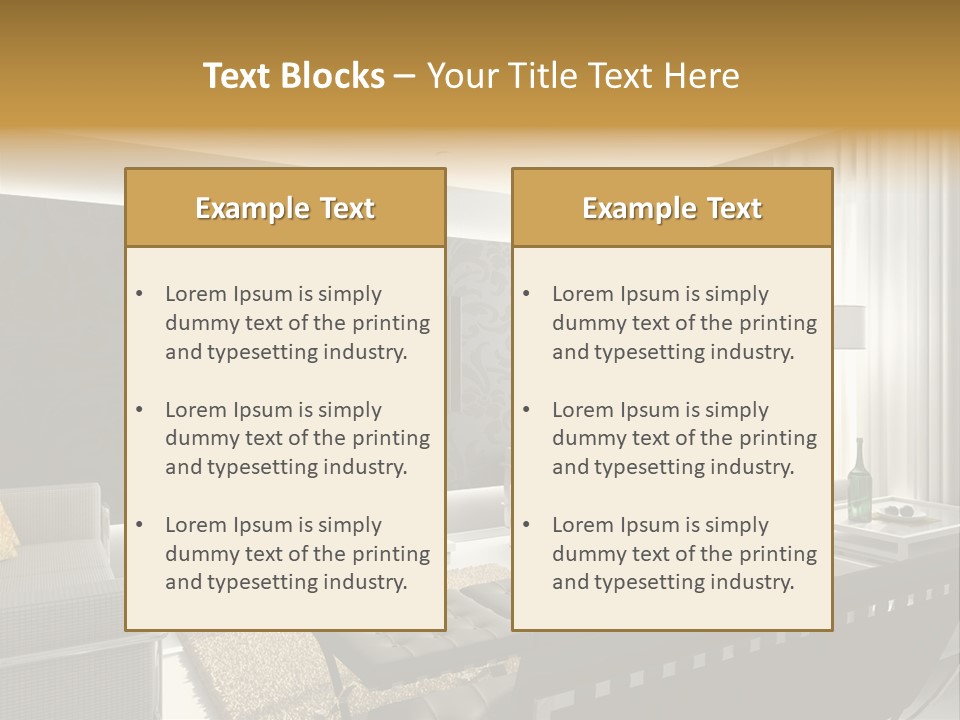 Fashion Rug Marble PowerPoint Template