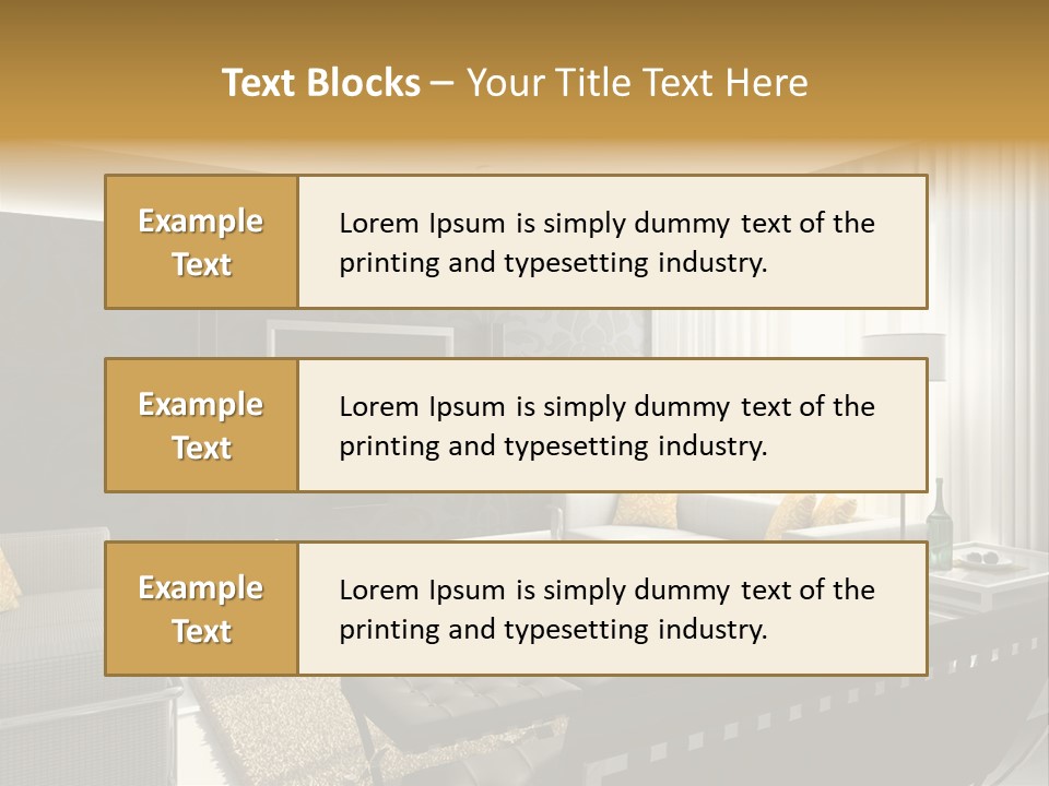 Fashion Rug Marble PowerPoint Template