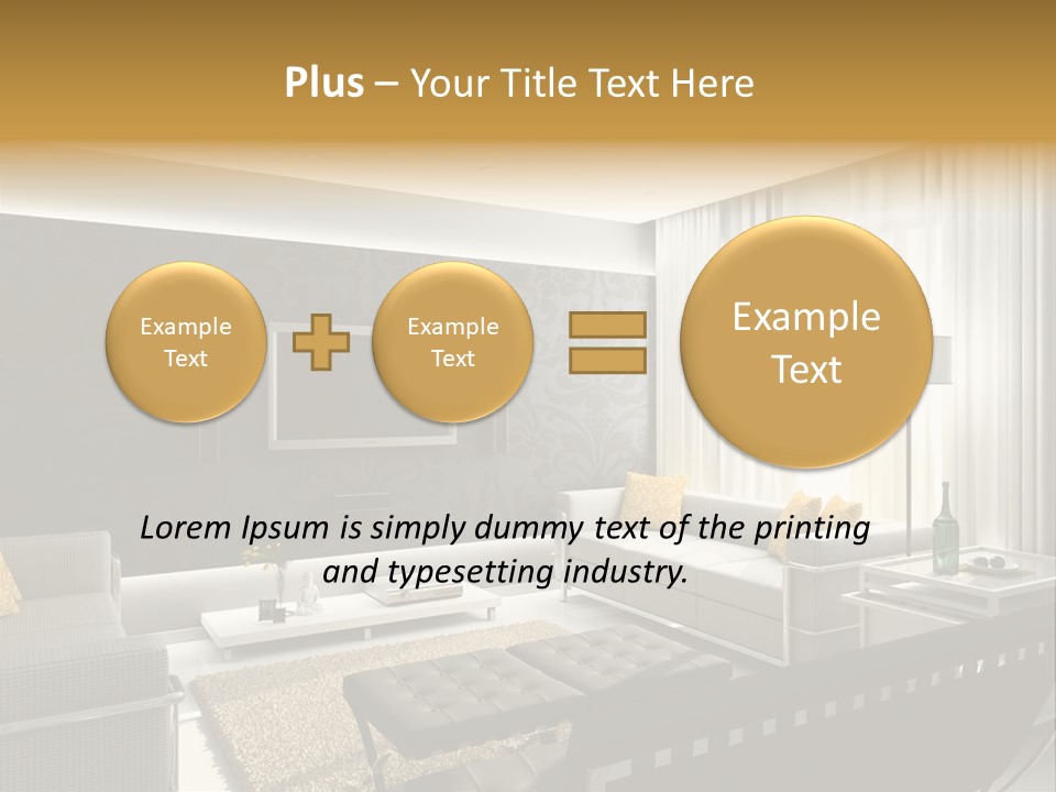 Fashion Rug Marble PowerPoint Template