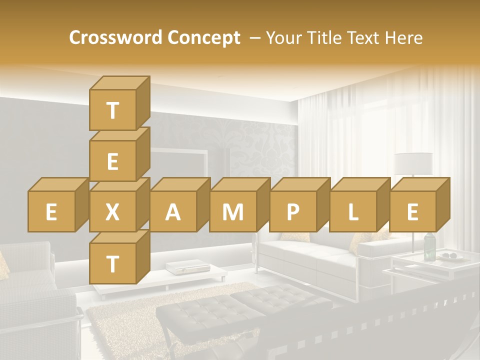 Fashion Rug Marble PowerPoint Template