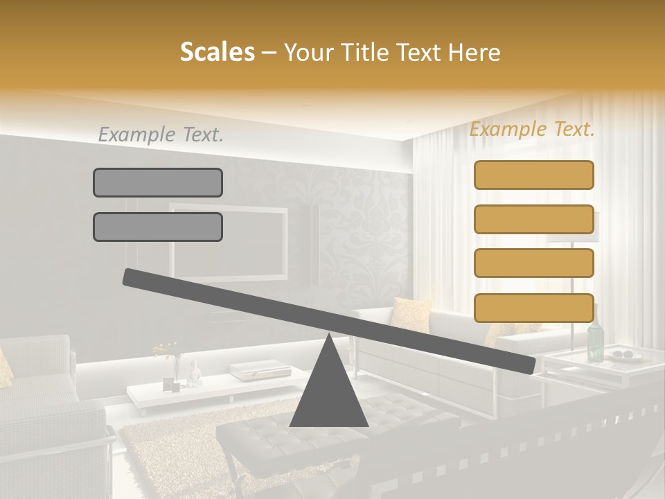 Fashion Rug Marble PowerPoint Template