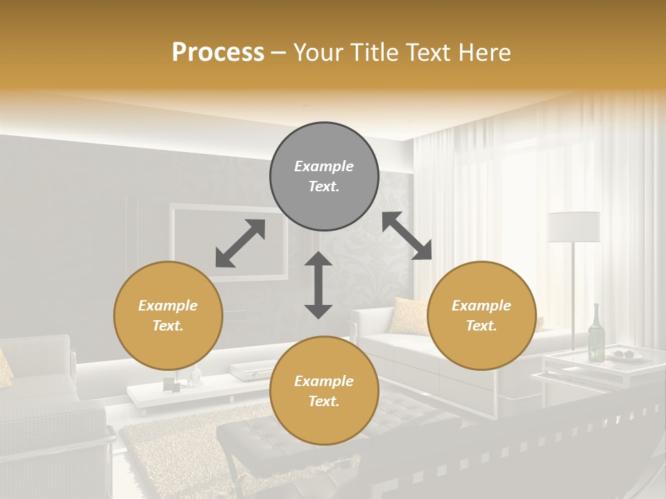 Fashion Rug Marble PowerPoint Template