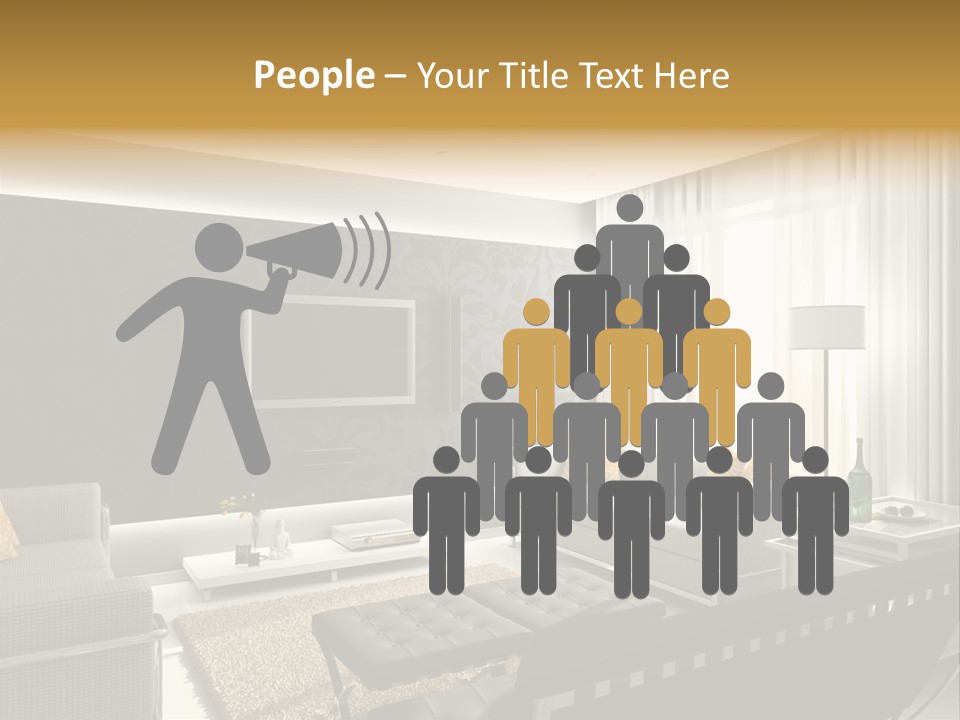 Fashion Rug Marble PowerPoint Template