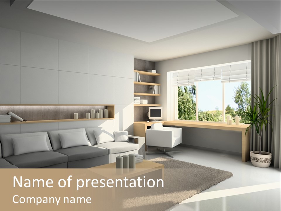 Architecture House New PowerPoint Template