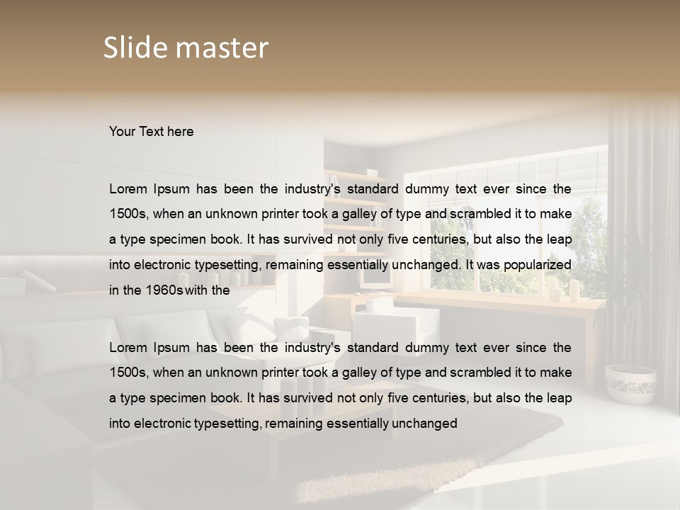 Architecture House New PowerPoint Template