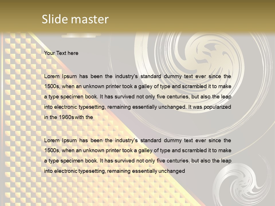 Domestic Fireplace Wall PowerPoint Template