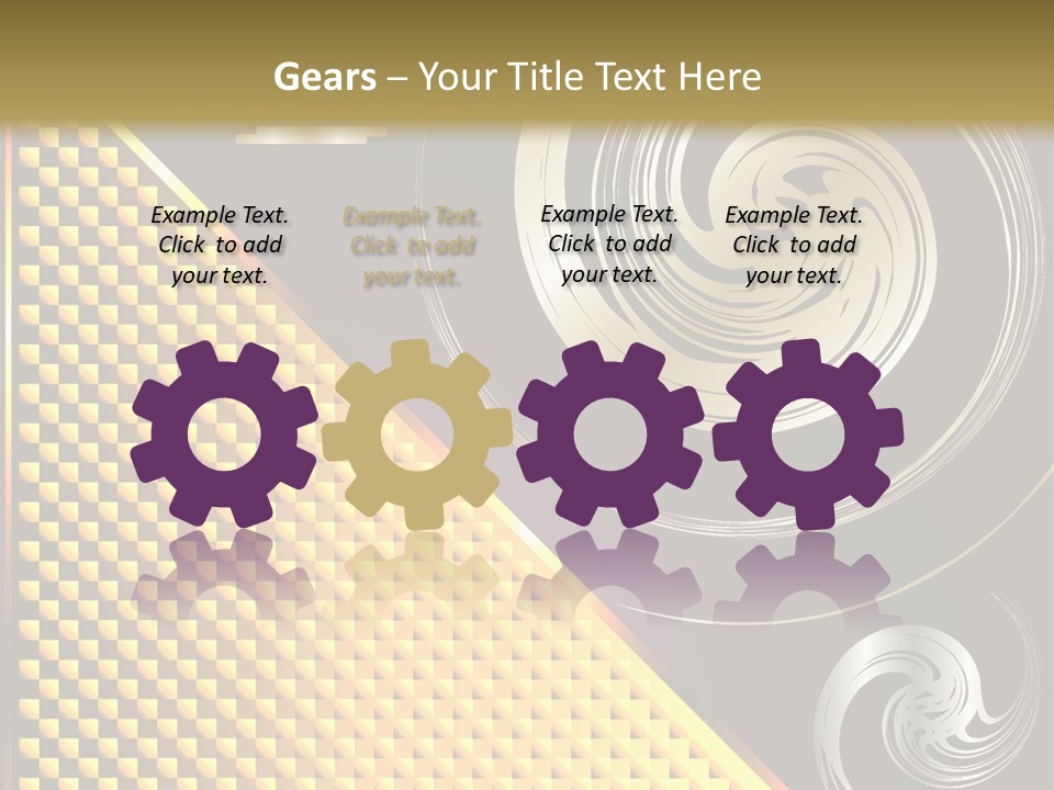 Domestic Fireplace Wall PowerPoint Template