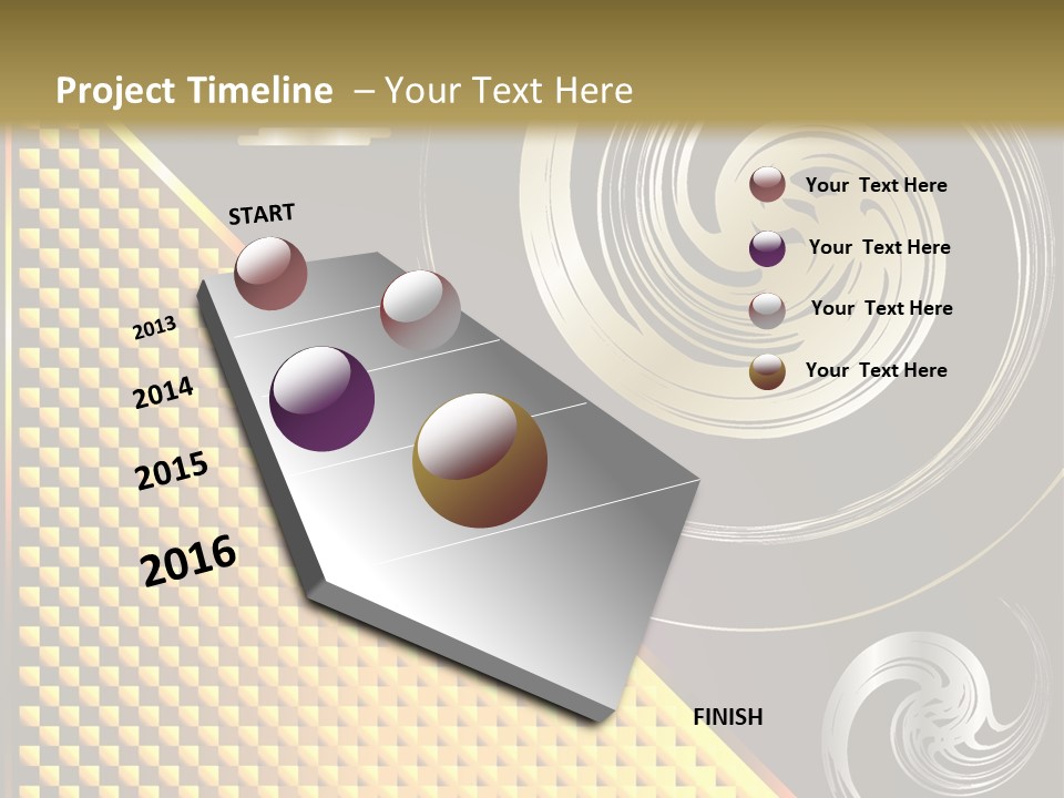 Domestic Fireplace Wall PowerPoint Template