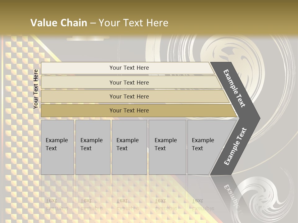 Domestic Fireplace Wall PowerPoint Template