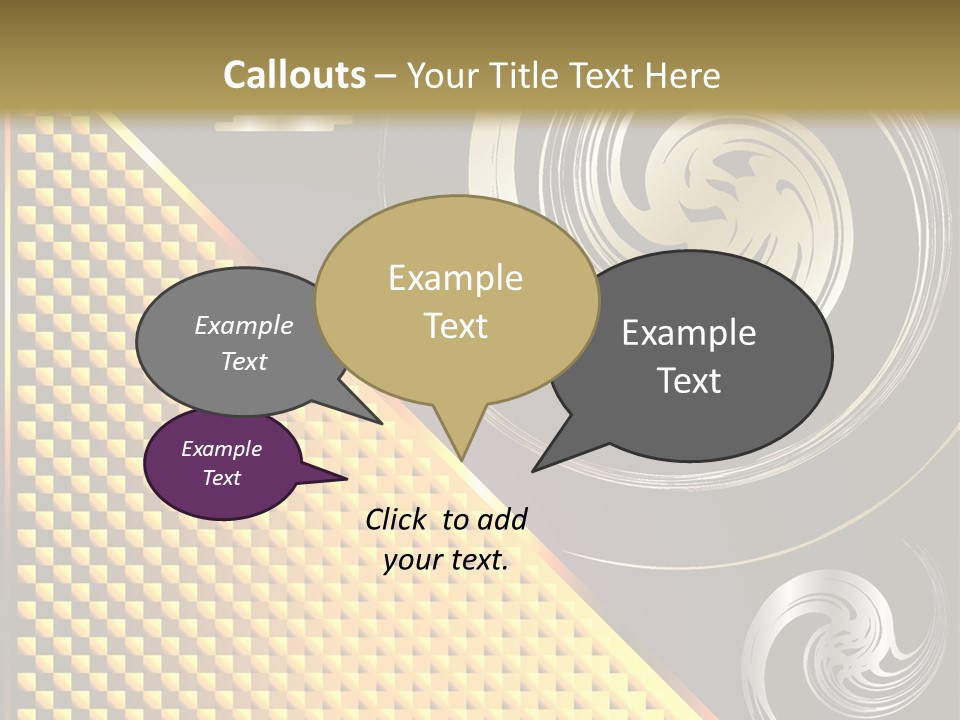 Domestic Fireplace Wall PowerPoint Template