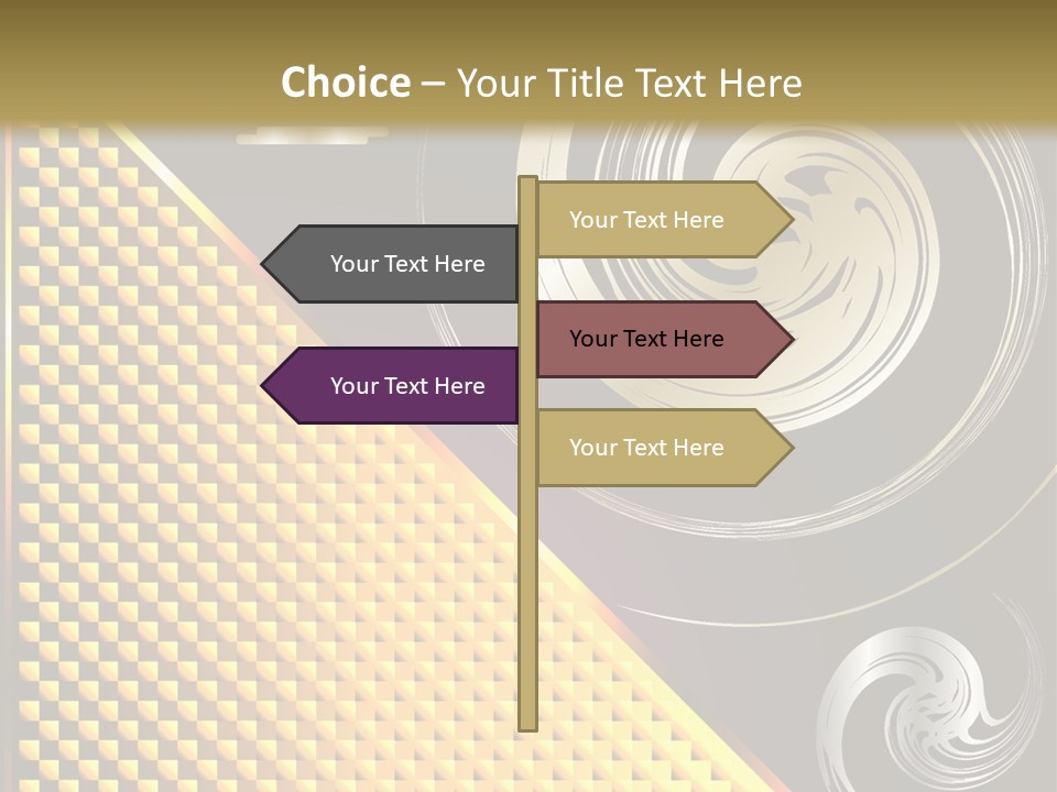 Domestic Fireplace Wall PowerPoint Template