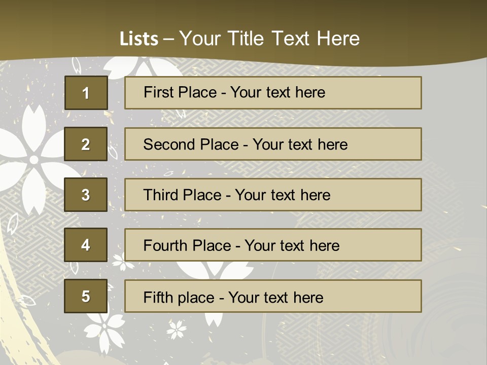Lighting Carpet Wall PowerPoint Template