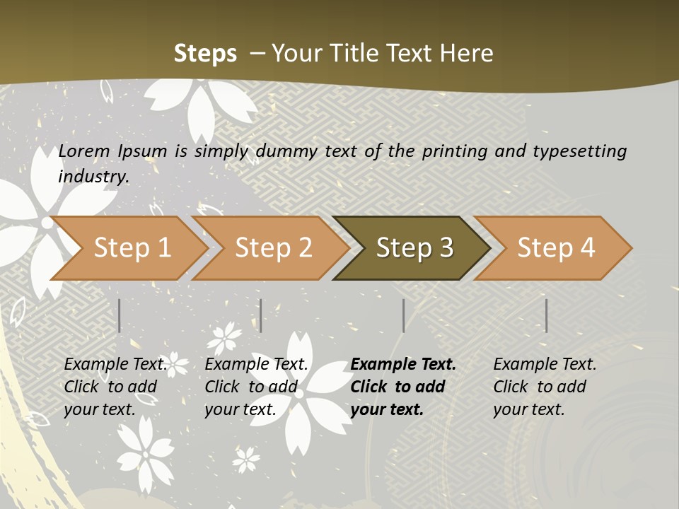 Lighting Carpet Wall PowerPoint Template