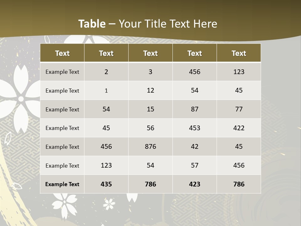 Lighting Carpet Wall PowerPoint Template