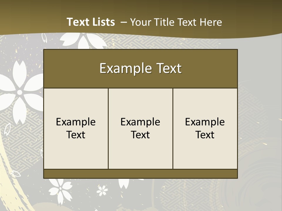 Lighting Carpet Wall PowerPoint Template