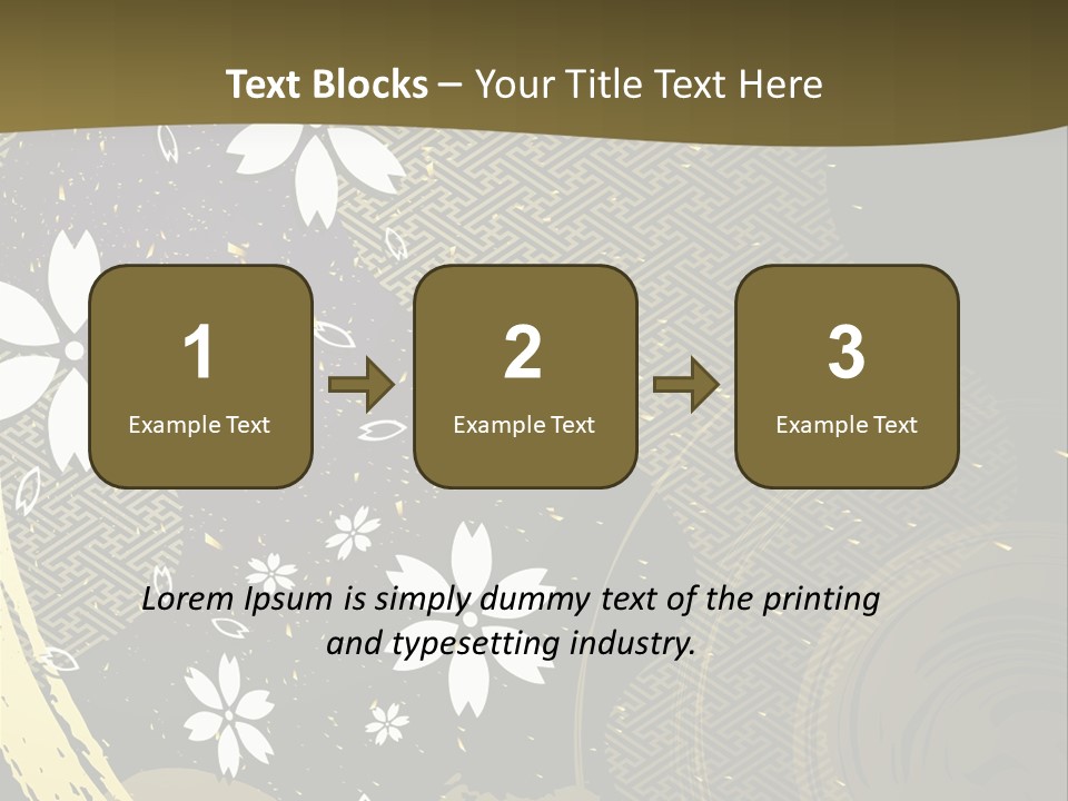 Lighting Carpet Wall PowerPoint Template