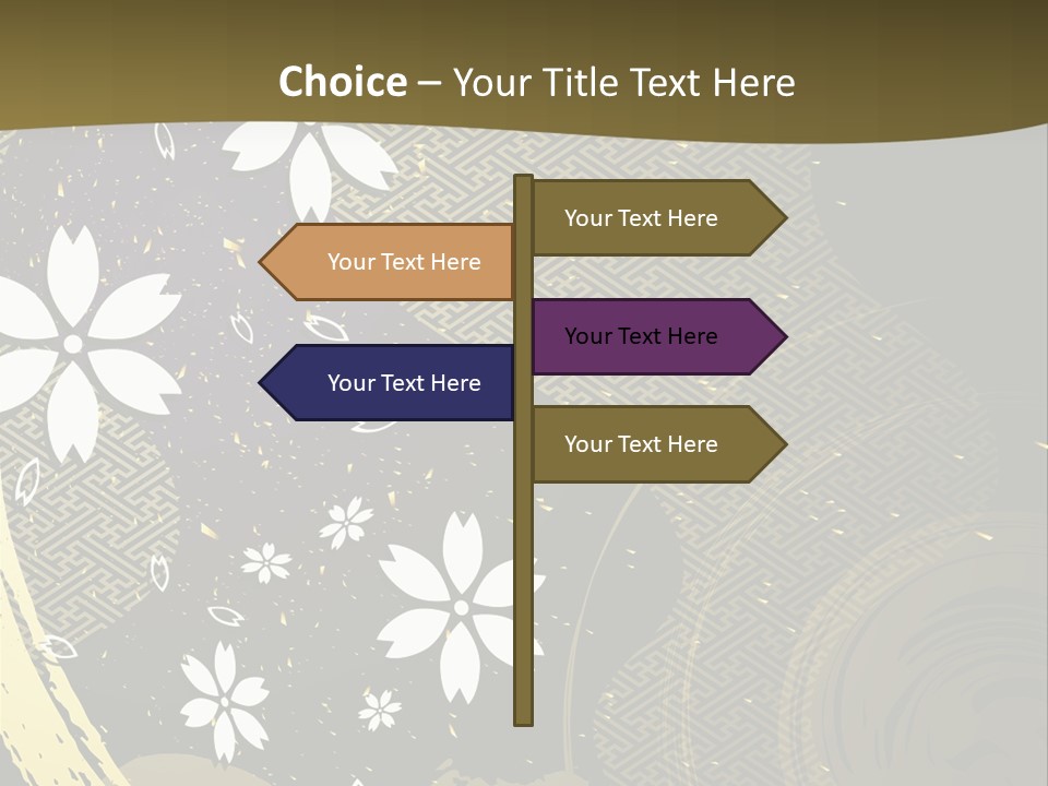 Lighting Carpet Wall PowerPoint Template